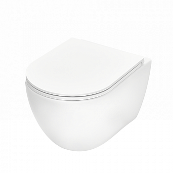 TECE 9700998 Унитаз подвесной TECEspring R с крышкой микролифт