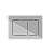 Панель смыва RIVO Touch line Хром глянцевый (glossy CHROME)