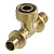 Быстросъемное соединение TECEflex 16х1/2"х16, тройник, кремнистая бронза