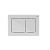 Панель смыва RIVO Touch line Белый глянцевый (glossy WHITE)