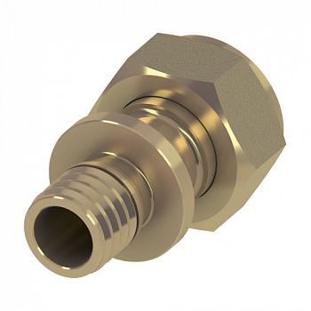 Соединение прямое с накидной гайкой TECEflex 40 х 1 3/4", DR-латунь