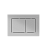 Панель смыва RIVO Touch line Хром матовый (matte CHROME)