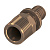 Соединение прямое с ниппелем TECEflex 50 x R 1 1/2", бронза