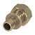 Соединение прямое с накидной гайкой TECEflex 25 x 3/4", латунь